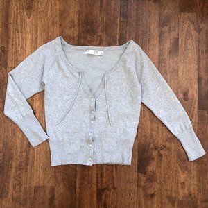 Zara Knit Cardigan Grey